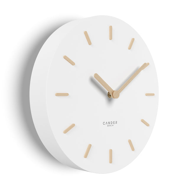 MNU 2530 F Lautlose MDF-Wanduhr 30 cm
