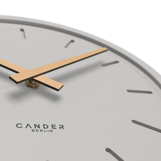 MNU 2530 H Lautlose MDF-Wanduhr 30 cm