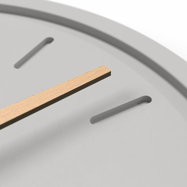 MNU 2530 H Lautlose MDF-Wanduhr 30 cm