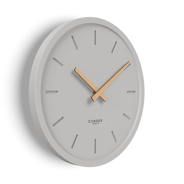 MNU 2530 H Lautlose MDF-Wanduhr 30 cm