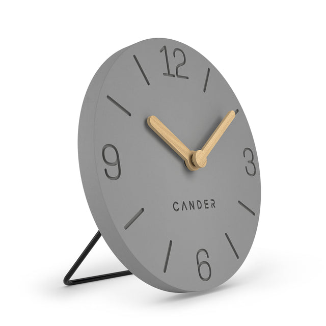 MNU 2612 S Silent MDF table clock 12 cm