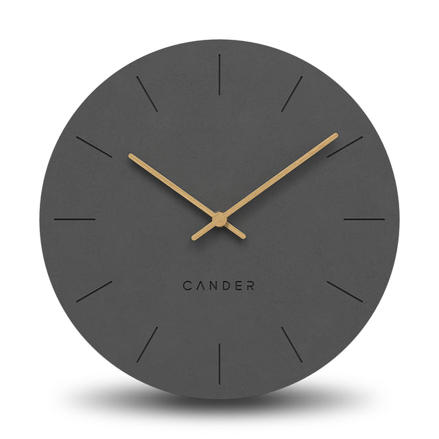 MNU 2630 G Silent MDF wall clock 30 cm