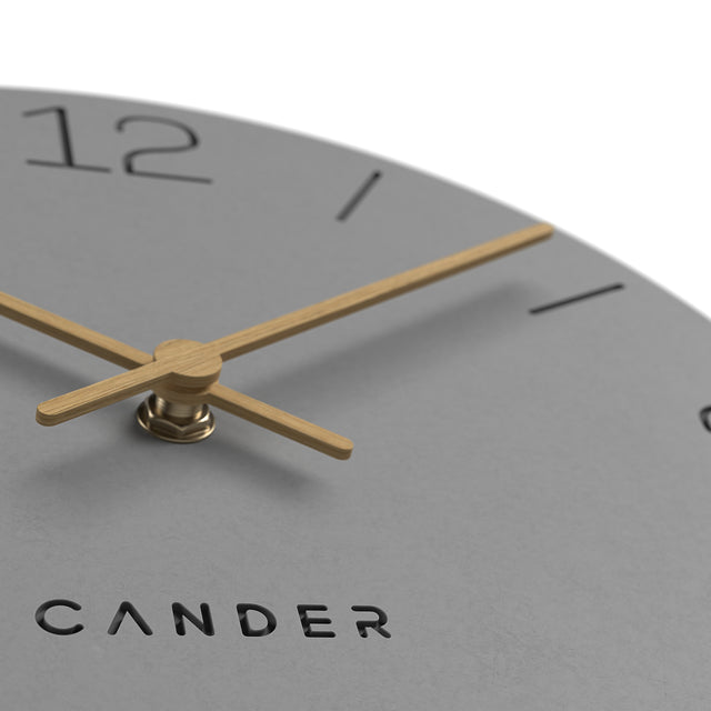 MNU 2630 H Lautlose MDF-Wanduhr 30,5 cm