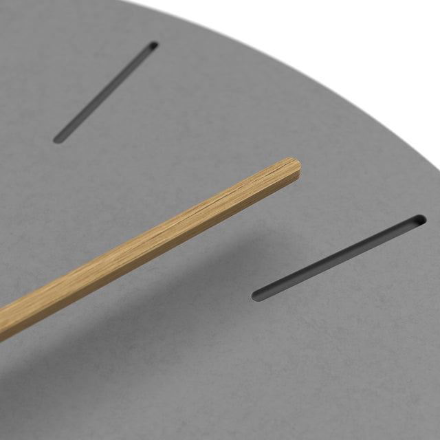 MNU 2630 H Lautlose MDF-Wanduhr 30,5 cm