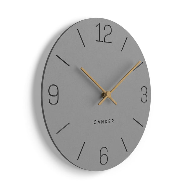 MNU 2630 H Lautlose MDF-Wanduhr 30,5 cm