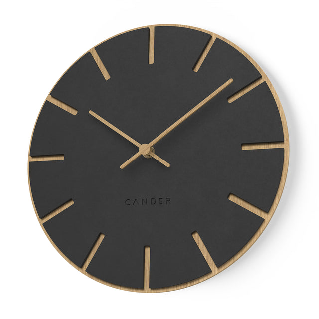MNU 2630 M Lautlose MDF-Wanduhr 30 cm