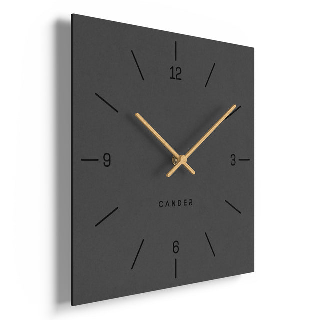 MNU 2630 Q Lautlose MDF-Wanduhr 30,5 cm