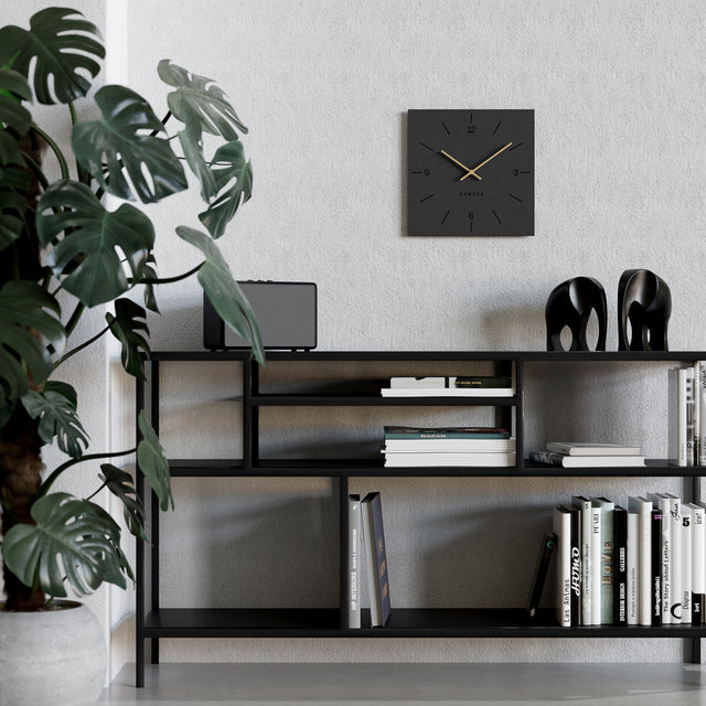 MNU 2630 Q Silent MDF wall clock 30.5 cm