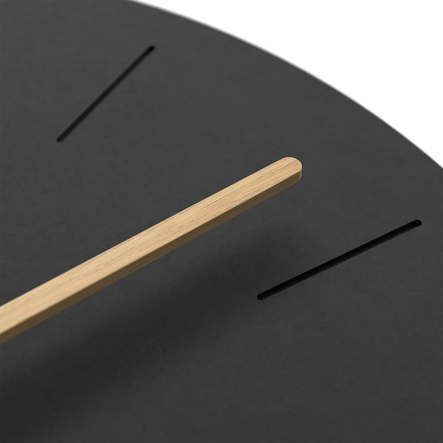 MNU 2630 S Lautlose MDF-Wanduhr 30,5 cm