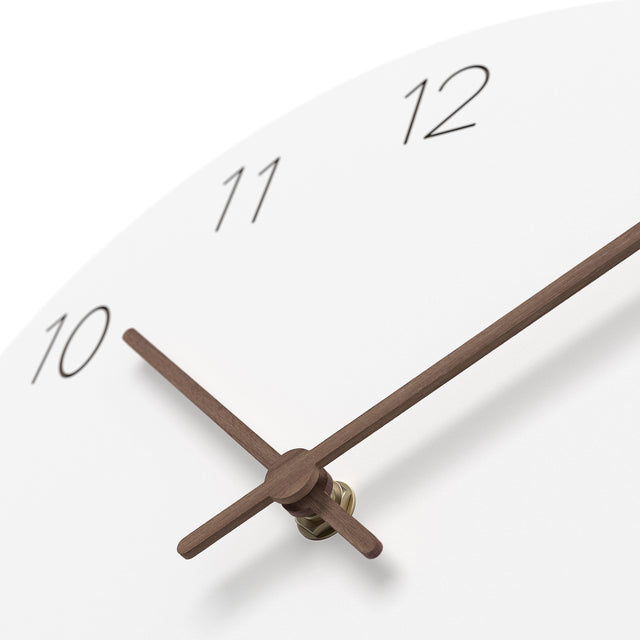 MNU 2630 W Lautlose MDF-Wanduhr 30,5 cm