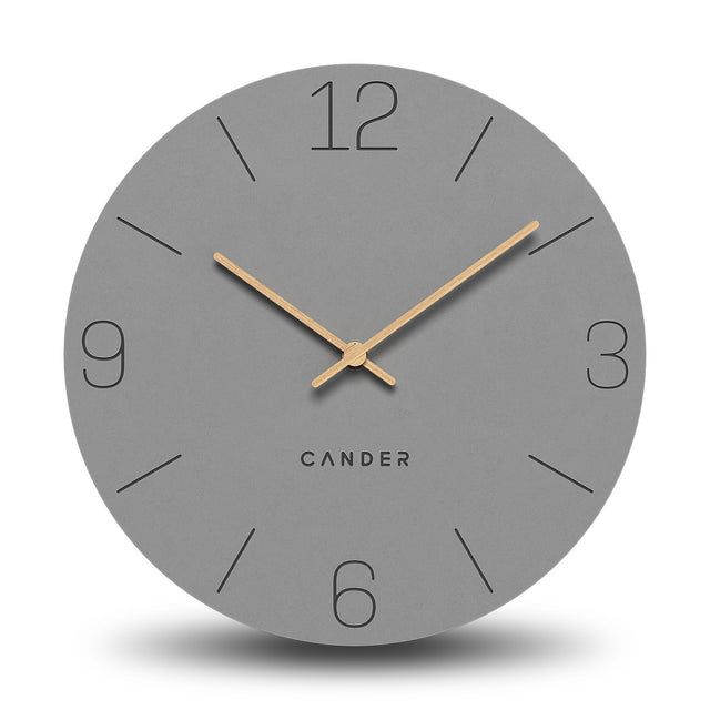 MNU 2630 H Silent MDF wall clock 30.5 cm