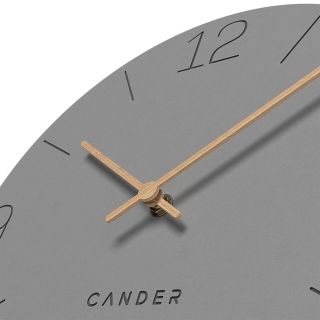 MNU 2650 H Lautlose MDF-Wanduhr 50 cm