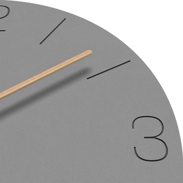 MNU 2650 H Lautlose MDF-Wanduhr 50 cm