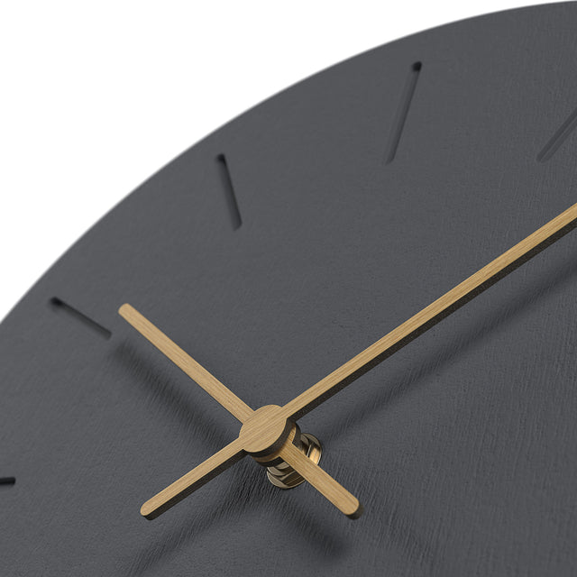 MNU 2830 D Lautlose Beton-Wanduhr 30 cm