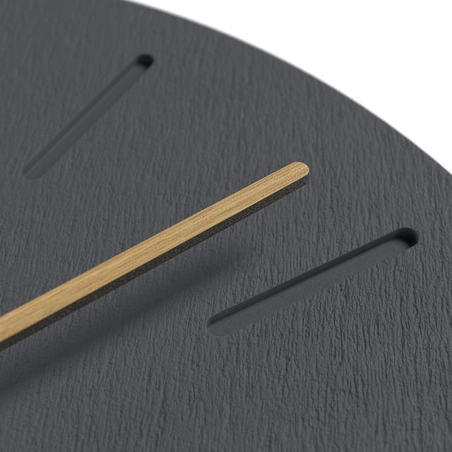 MNU 2830 D Lautlose Beton-Wanduhr 30 cm