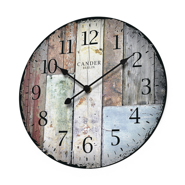 MNU 7030 Lautlose MDF-Wanduhr 30,5 cm