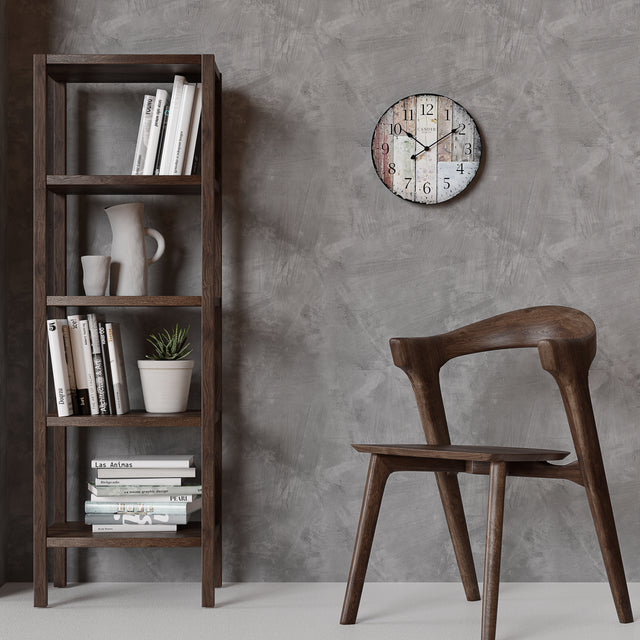MNU 7030 Lautlose MDF-Wanduhr 30,5 cm