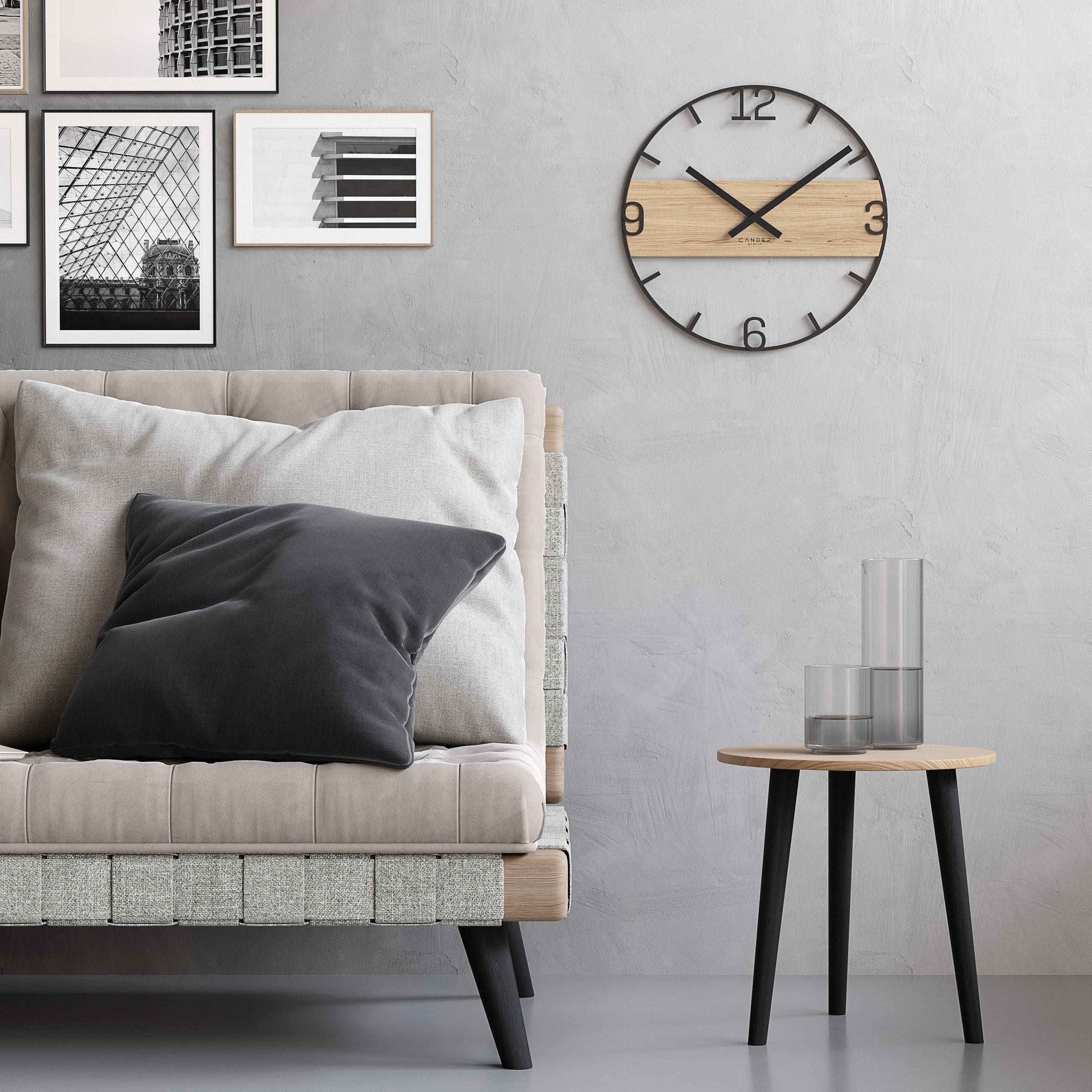 Cander Berlin Vintage Wanduhr ADEON