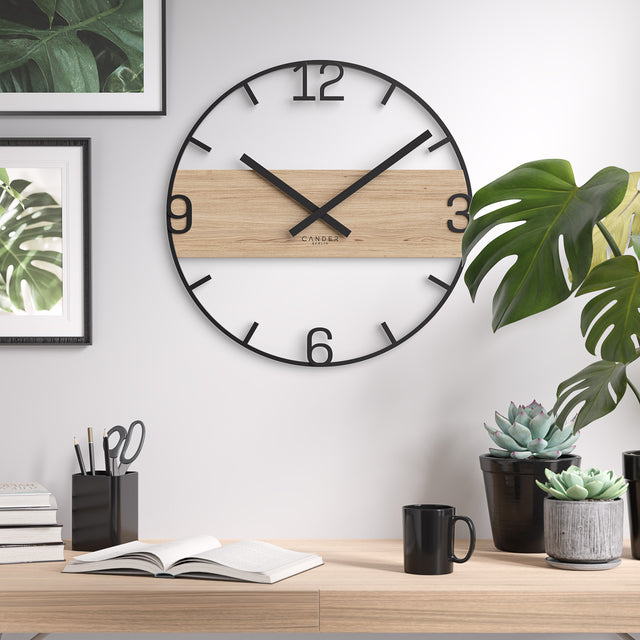 Vintage Wanduhr ADEON 45 cm