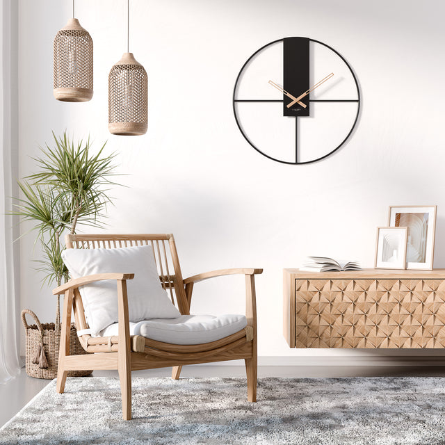 Vintage Wanduhr AJNA 70 cm