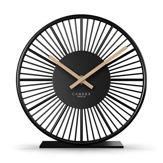 BLORA Lautlose Tischuhr 18 cm