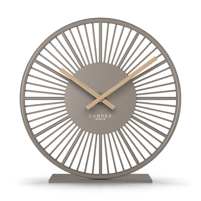 GILORA Lautlose Tischuhr 18 cm