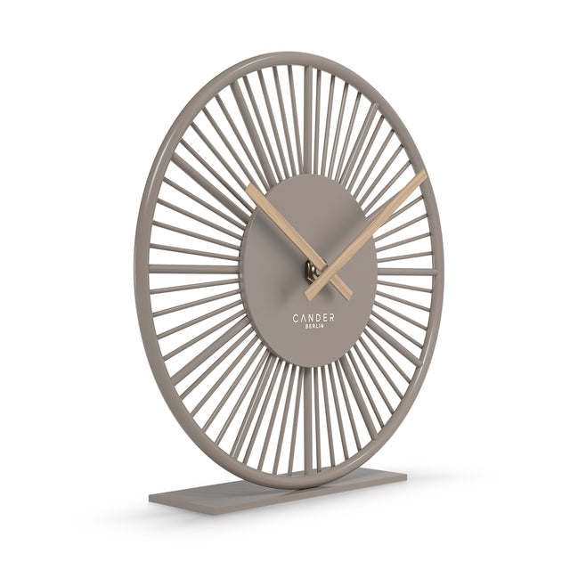 GILORA Lautlose Tischuhr 18 cm