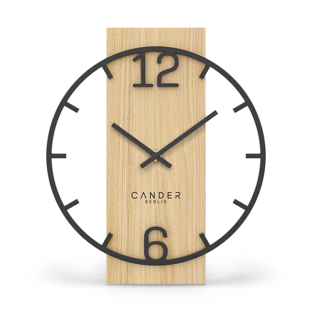 MELORA Lautlose Tischuhr 20 cm