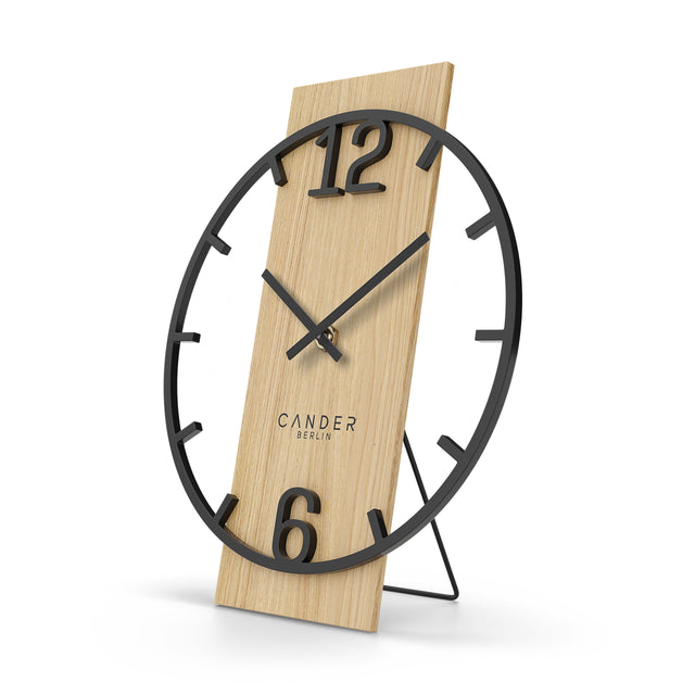 MELORA Lautlose Tischuhr 20 cm