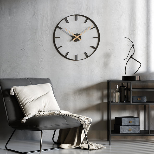 Vintage Wanduhr ELMA 56 cm