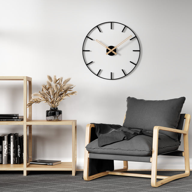 Vintage Wanduhr ELMA 56 cm