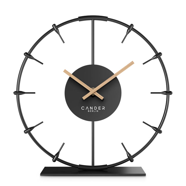 ILMERA Lautlose Tischuhr 22 cm