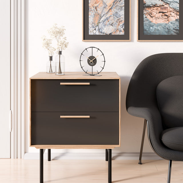 Ilmera Lautlose Tischuhr 22 cm