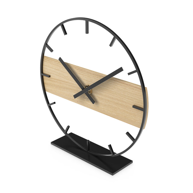 NIVOR Lautlose Tischuhr 18 cm