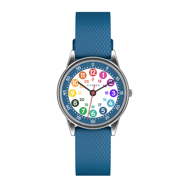 Montre Enfant Cander Berlin MNA 1230G – Apprentissage Heure Spatiale, Garçons Filles, Étanche 3 ATM