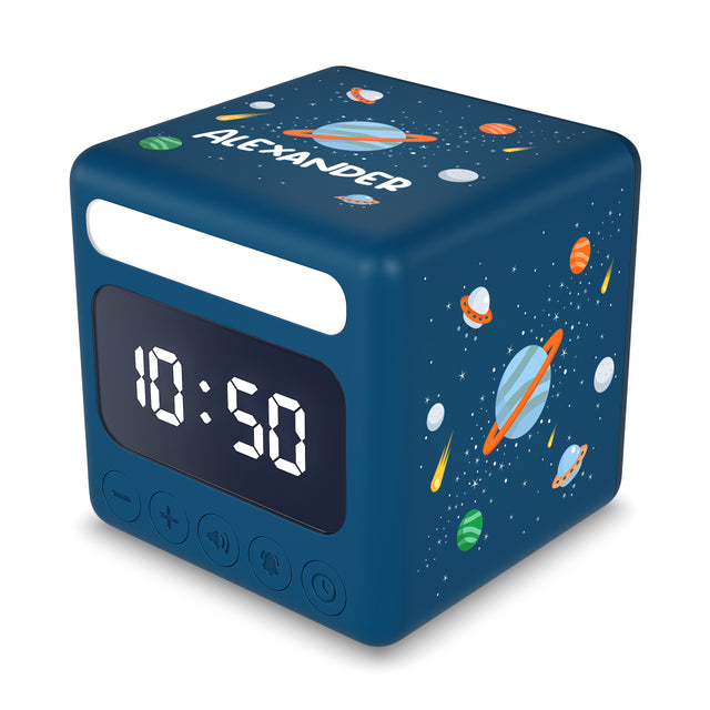 MND 1310 R Lautloser Kinderwecker mit Licht und Snooze