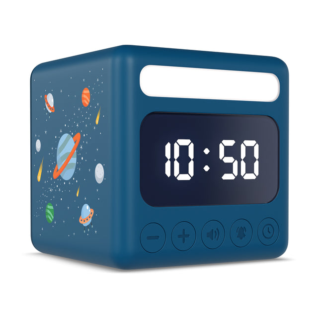 MND 1310 R Lautloser Kinderwecker mit Licht und Snooze