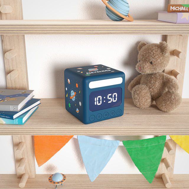 MND 1310 R Lautloser Kinderwecker mit Licht und Snooze