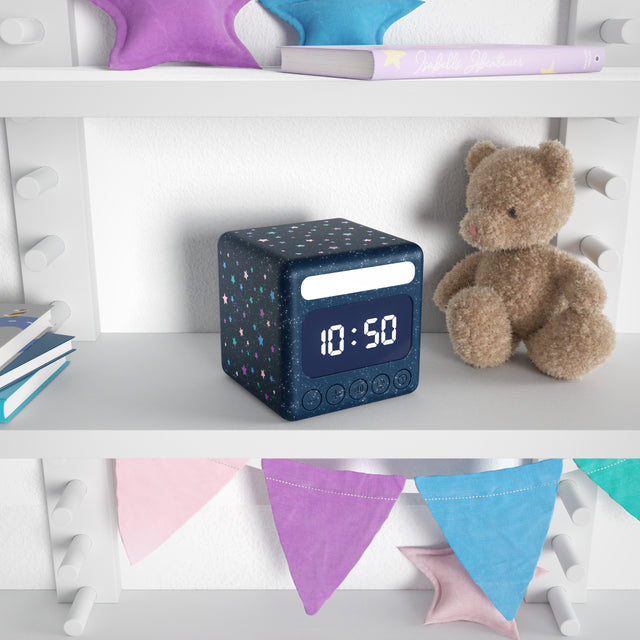 MNU 1209 C Silent children's alarm clock with light and snooze