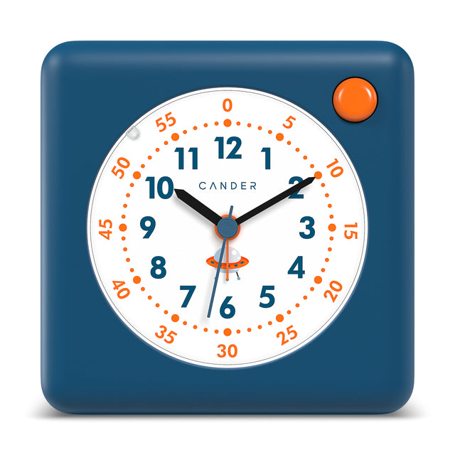 MNU 1209 C Silent children's alarm clock with light and snooze