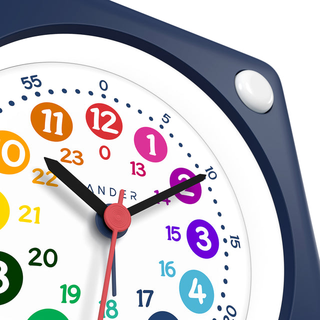 MNU 1210 G Lautloser Kinderwecker mit Licht und Snooze