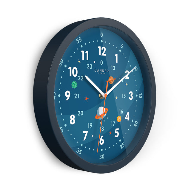 MNU 1230 A Kinderwanduhr und MNU 1209 A Wecker Weltraum