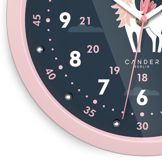 MNU 1230 M Kinderwanduhr und MNU 1209 M Wecker Einhorn