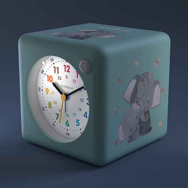 MNU 1310 OM Lautloser Kinderwecker mit Licht und Snooze