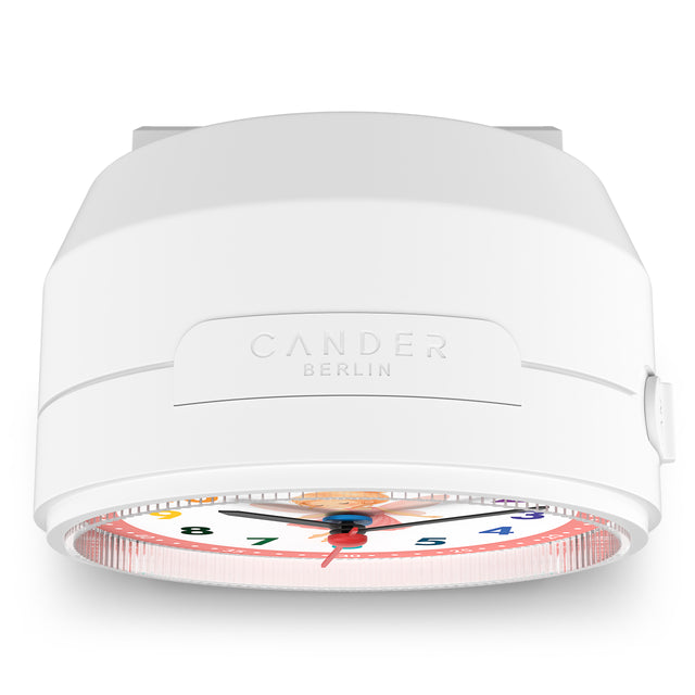 MNU 1009 S Silent children's alarm clock with light and snooze 10.8 cm