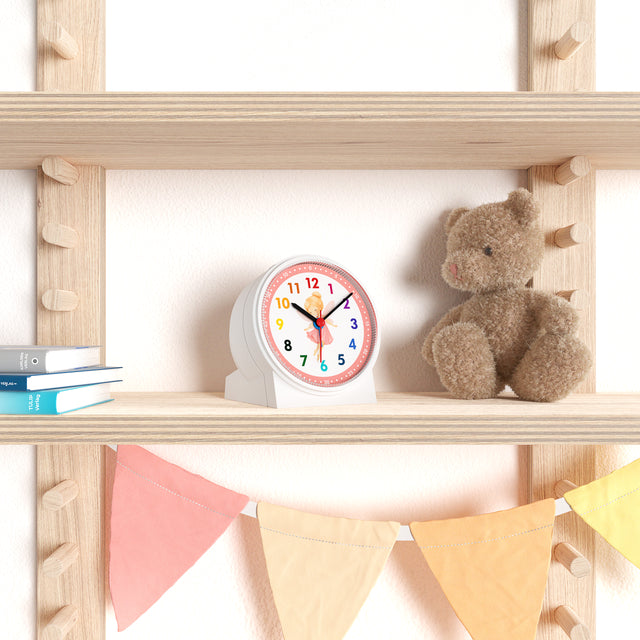 MNU 1009 S Silent children's alarm clock with light and snooze 10.8 cm