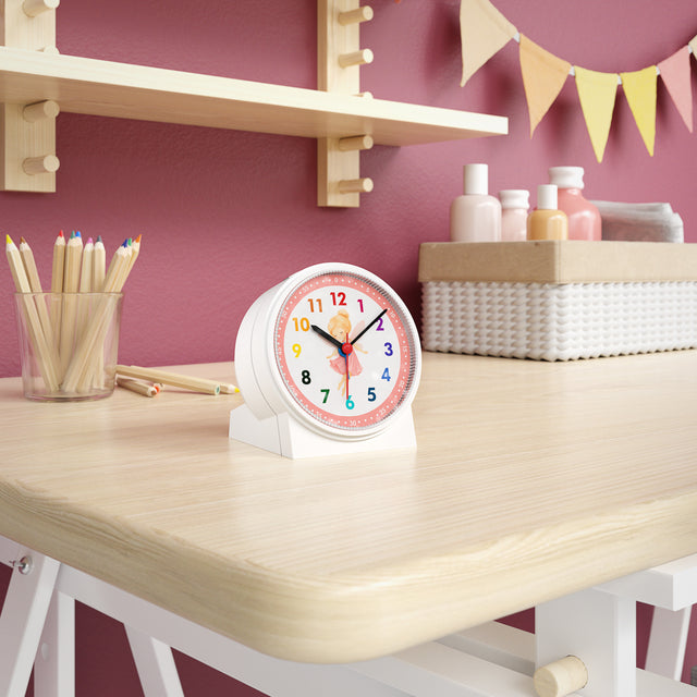 MNU 1009 S Silent children's alarm clock with light and snooze 10.8 cm