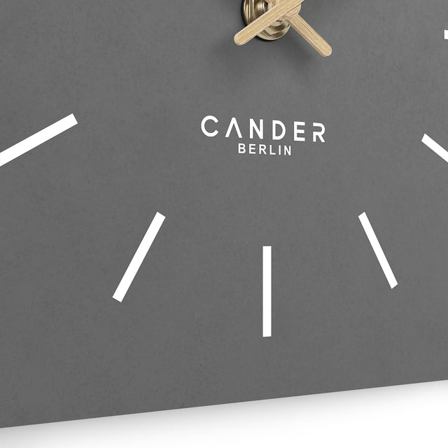 MNU 20035 H Lautlose Wanduhr mit Bilderrahmen 35 cm