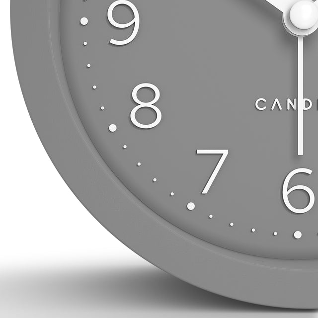 MNU 2512 K Silent MDF alarm clock 12 cm