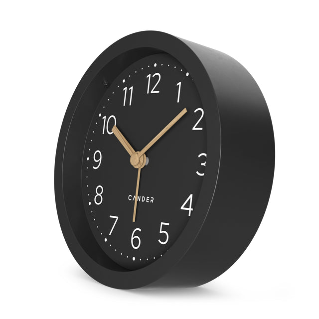 MNU 2512 K Silent MDF alarm clock 12 cm
